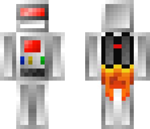 robot with jetpack