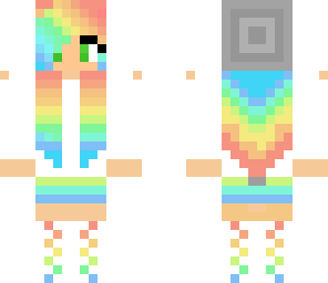 edited rainbow girl