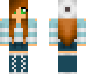 edited blue girl