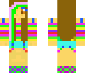 rainbow girl