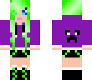 edited creeper girl