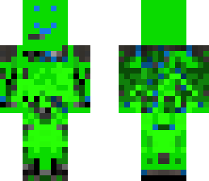 happy green face