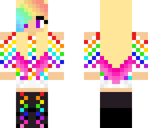 rainbow tastic girl