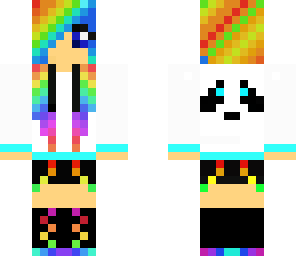 panda hoodie girl