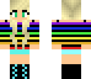 rainbow girl