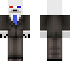 polar bear in a suit