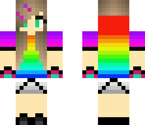 rainbow girl