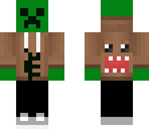 creeper in domo hoodie