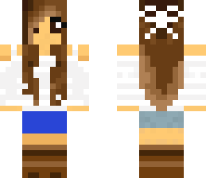 messeed up girl by skirt