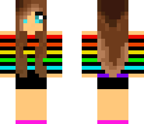 rainbow girl