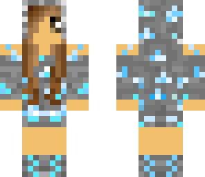 girl in diamond hoodie