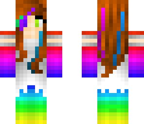 rainbow girl