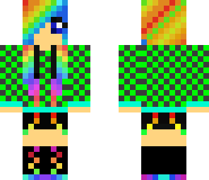 rainbow lady