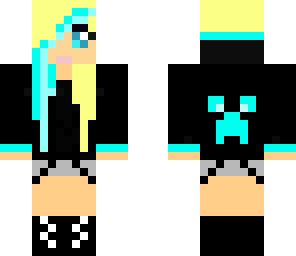 hot blue creeper girl