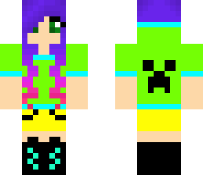 creeper hoodie girl
