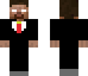 herobrine in a suit