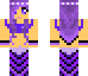 purple beautiful mermaid