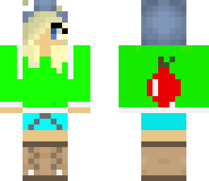 apple hoodie girl