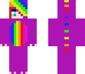 edited rainbow dino