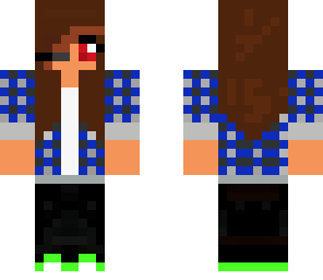 blue girl gamer