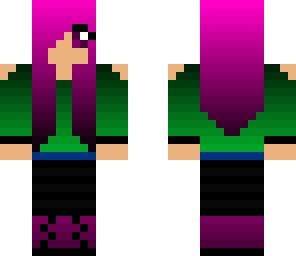 pink and green