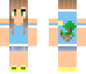 skyblock girl