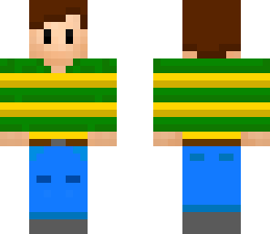 casual kid changed his shirt