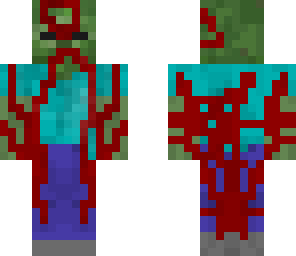 super cool bloody zombie kid