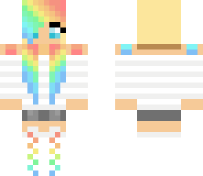 rainbow girl