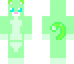 cute green cat