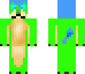 lion blue and green
