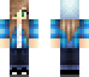 blue girl