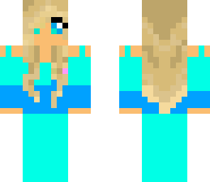 blue long sundress