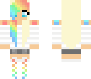 rainbow girl
