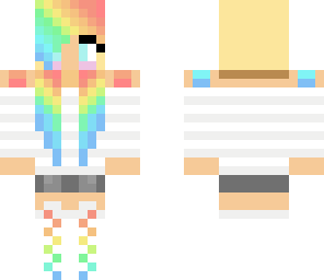 rainbow girl