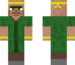 yellow sporty villager