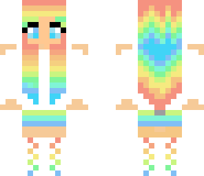 edited rainbow girl