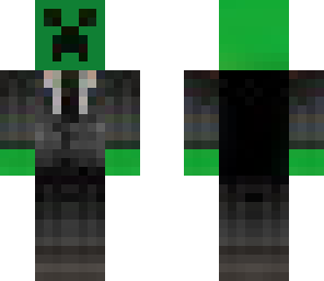 creeper in suit with headphones