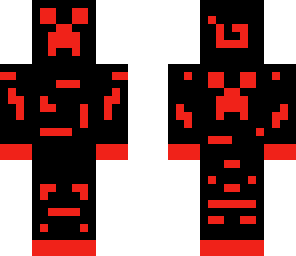 black and red creeper