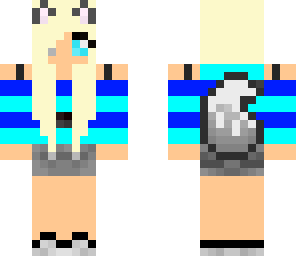 blue wolf girl