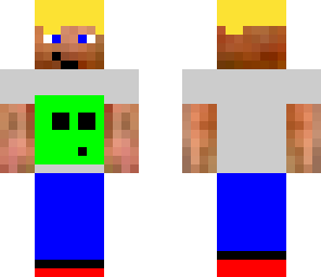 me as a minecraft steve guy