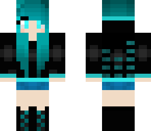 blue dubstep girl