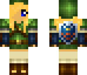blonde link girl