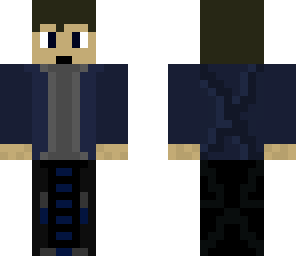 men in blue
