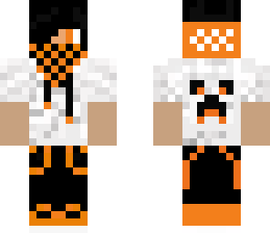 orange and white teenager