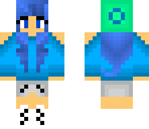 blue girl