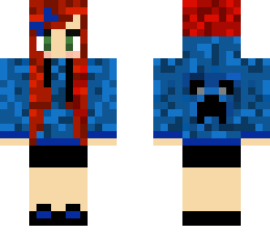 redhead blue creeper