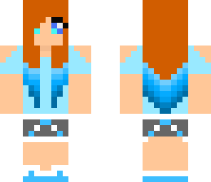 blue girl