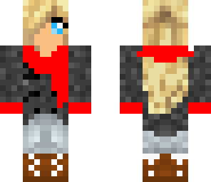 red scarf girl