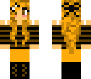 brown girl with bows